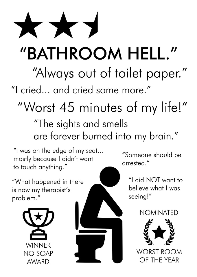 BATHROOM HELL WHITE