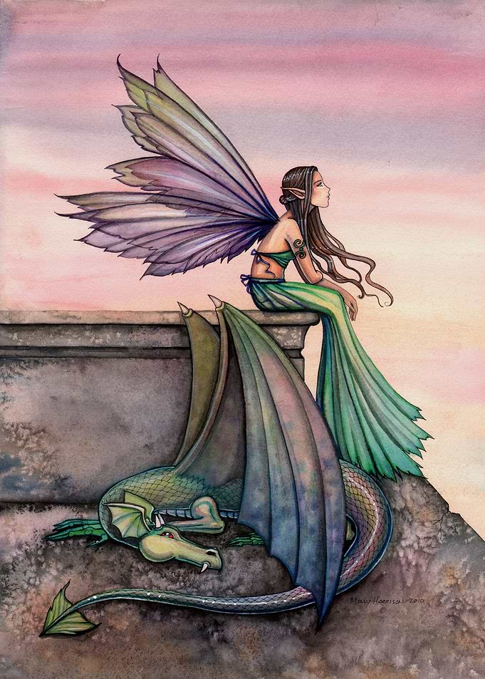 Dragon Fairy Fantasy Art