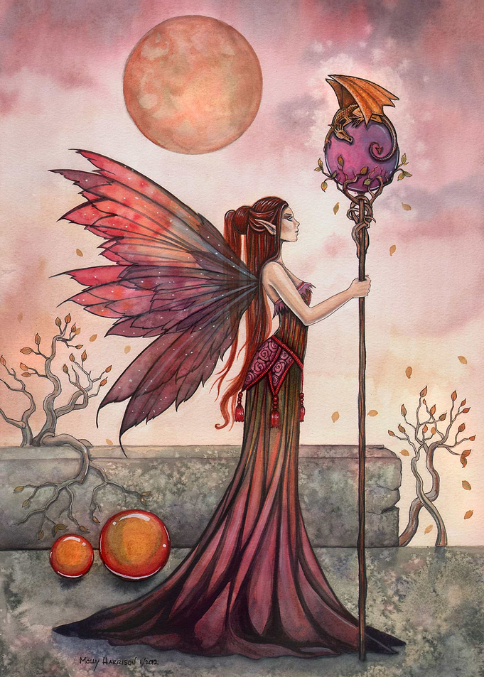 Dragon and Fairy Art