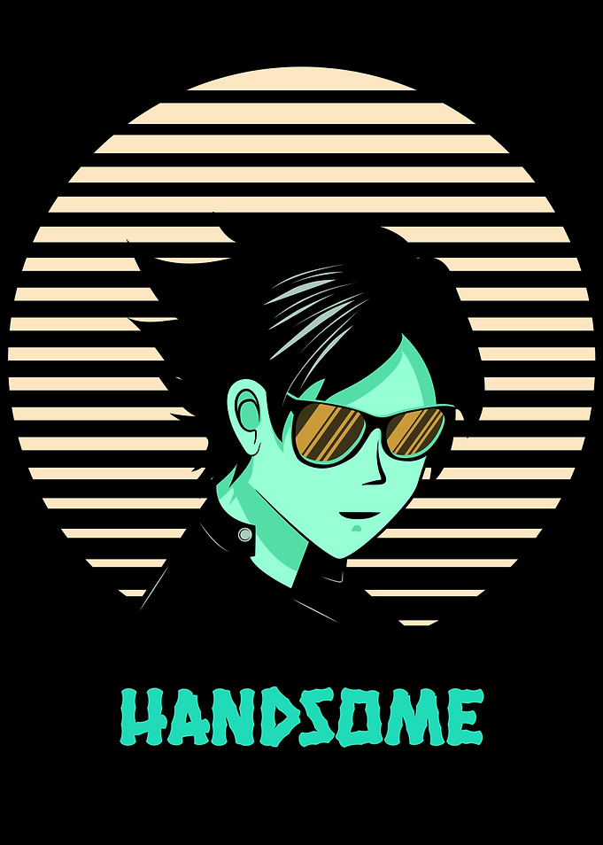 Handsome Anime Boy 80s