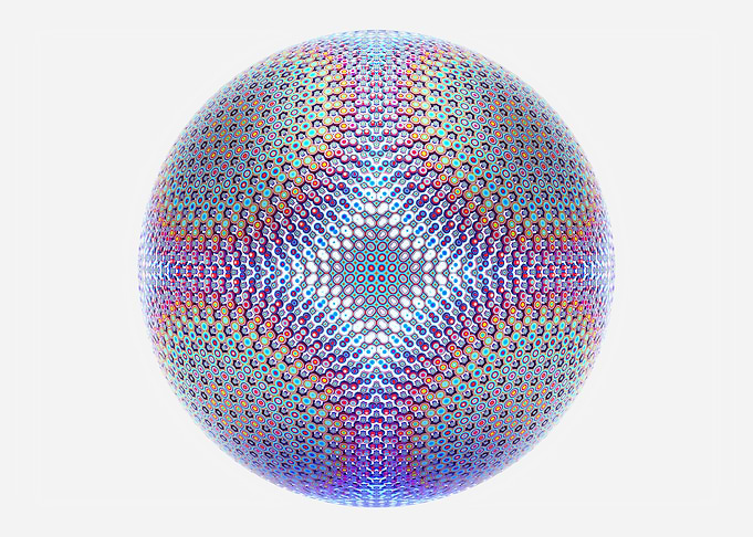 3d art fractal ball
