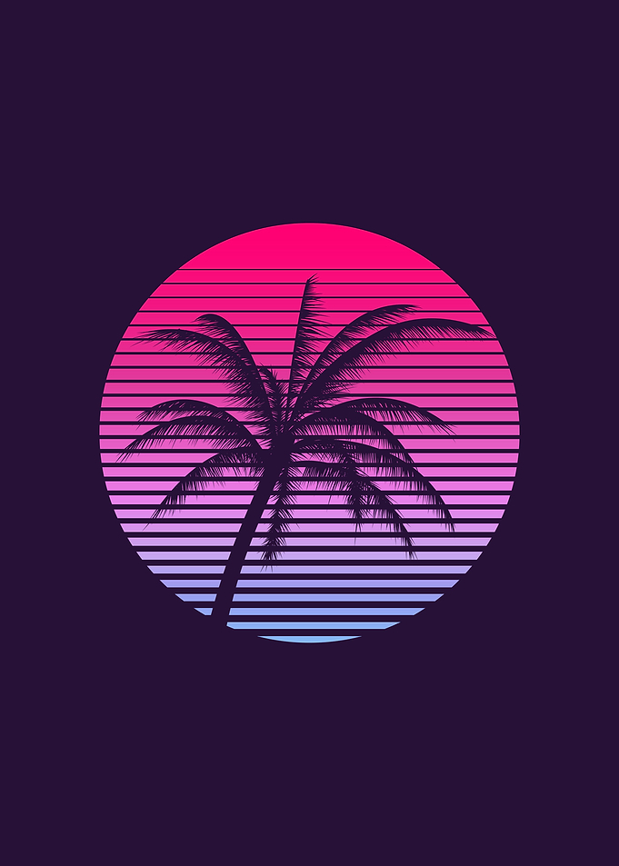 Vaporwave Sunset