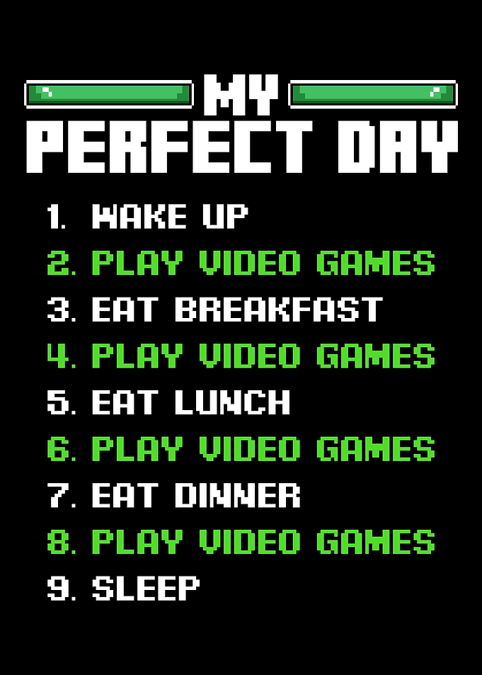 My Perfect Day Video Games