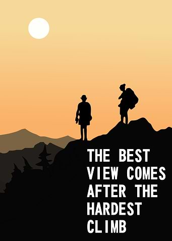 the best view comes