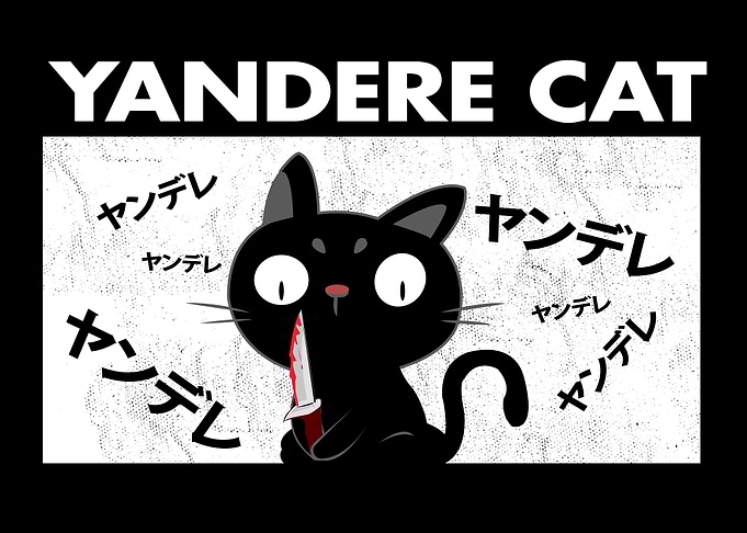 Yandere Cat Funny Anime