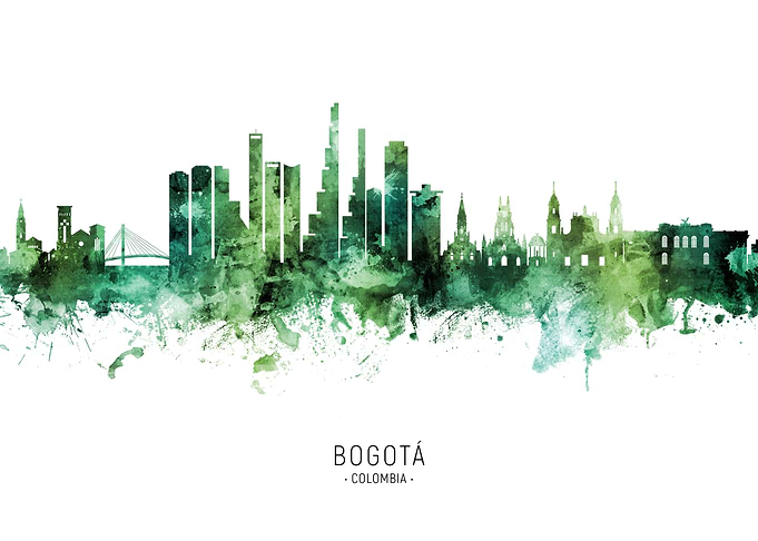 Bogota Skyline Colombia