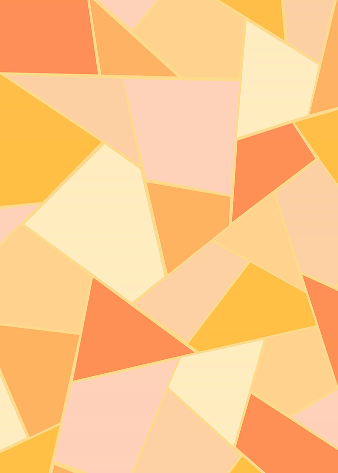 Yellow Orange Geometric 1