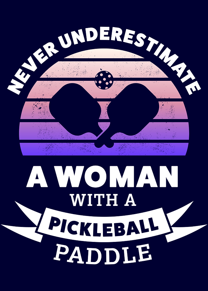 Woman with Pickleball