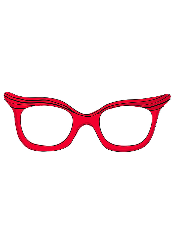 Red Cateye Glasses