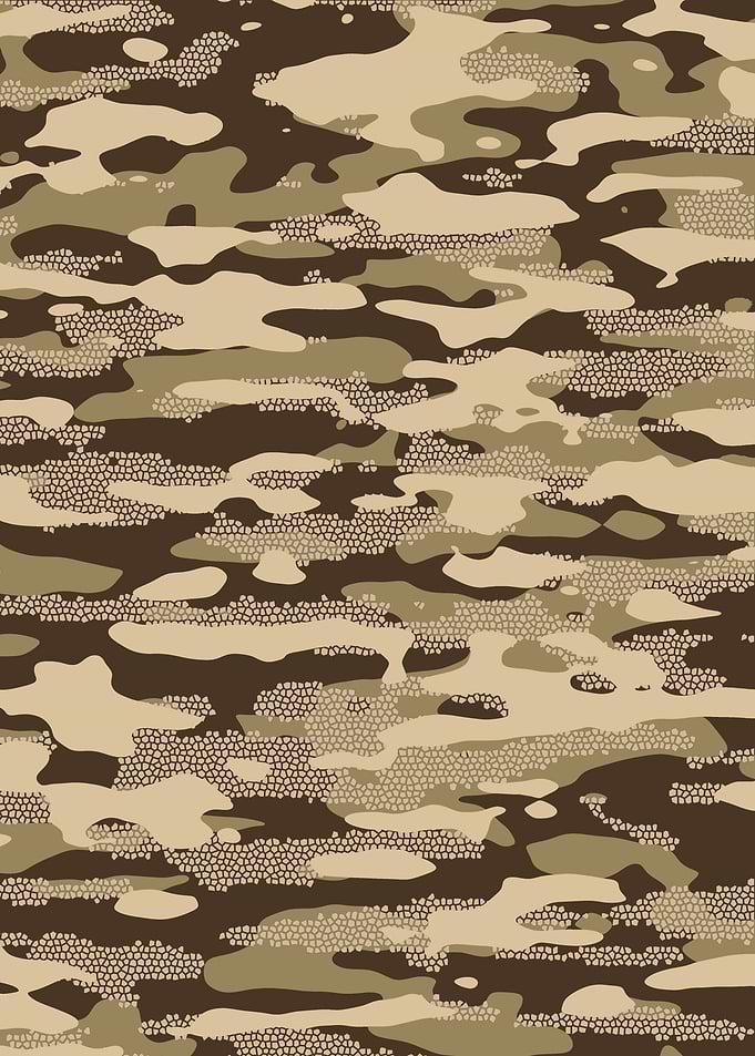 Desert Camouflage Mosaic