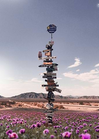 Sign of Desert