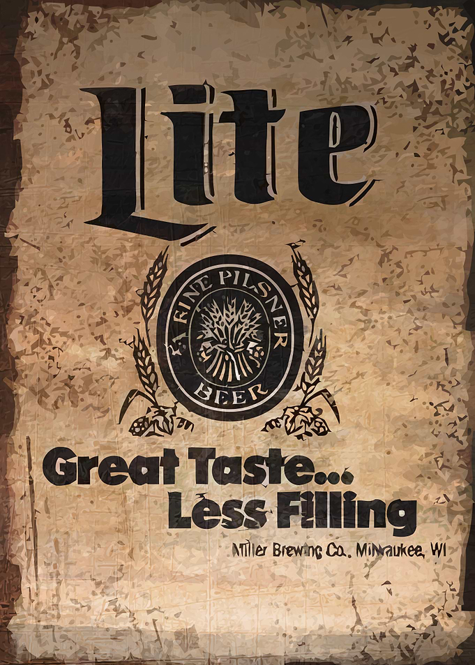 Great taste Lite beer