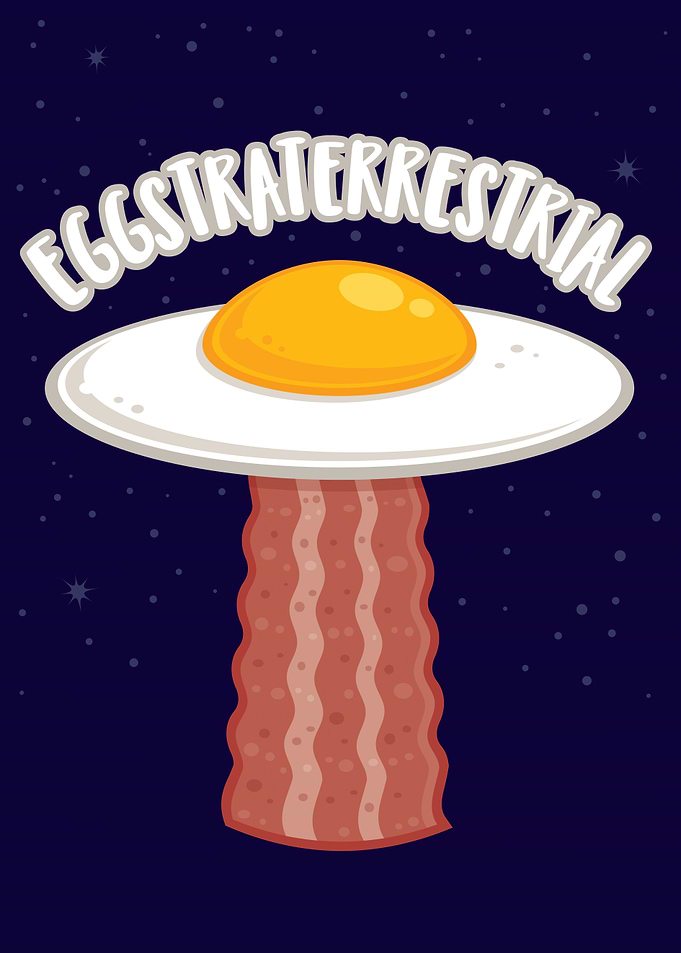 Eggstraterrestrial With Te