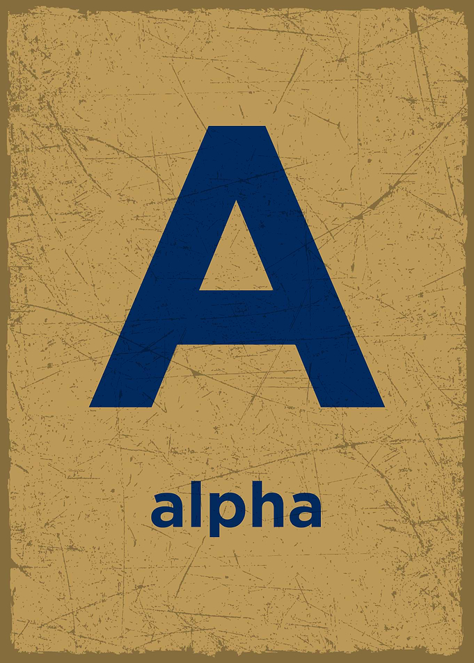 A is alpha