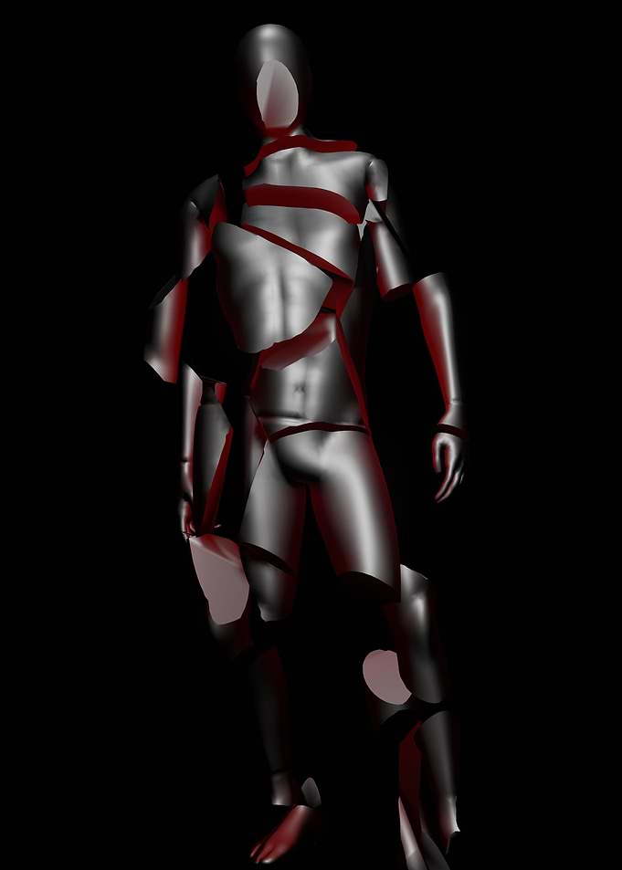 Broken Character Red Light