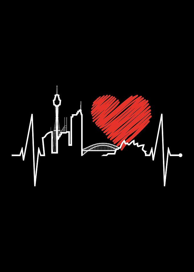 Sydney Skyline Heartbeat