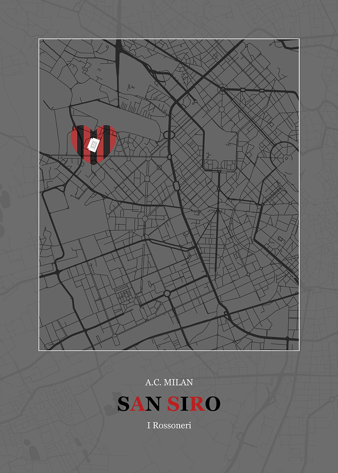 San Siro Stadium Map