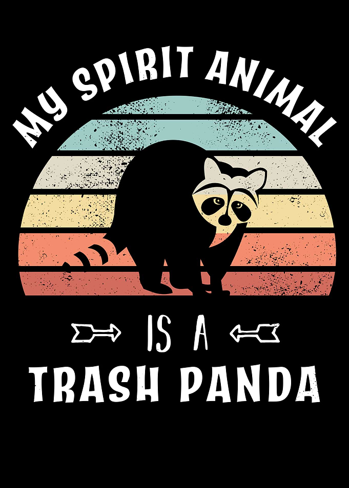 Spirit Animal Trash Panda