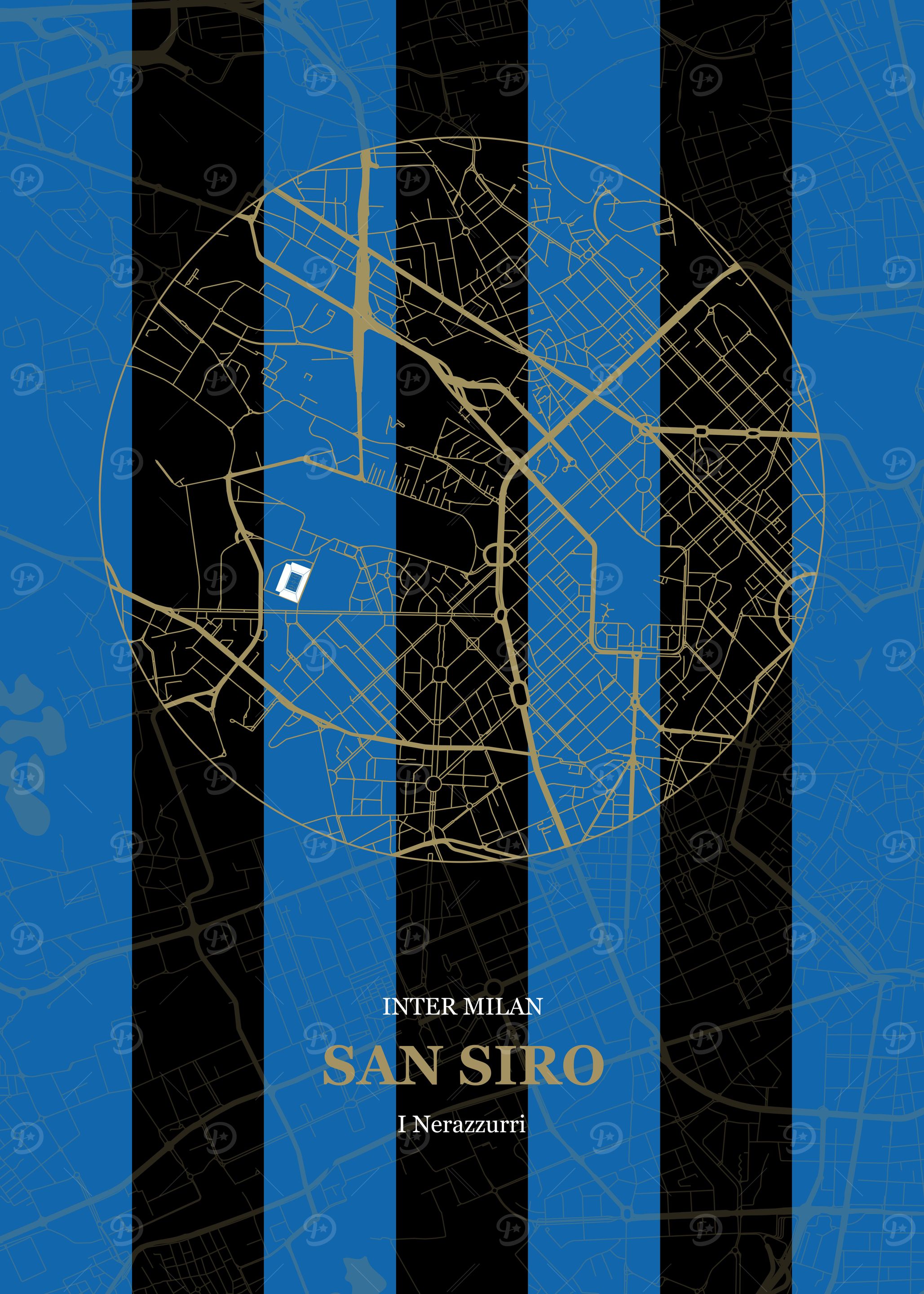 San Siro Stadium Map