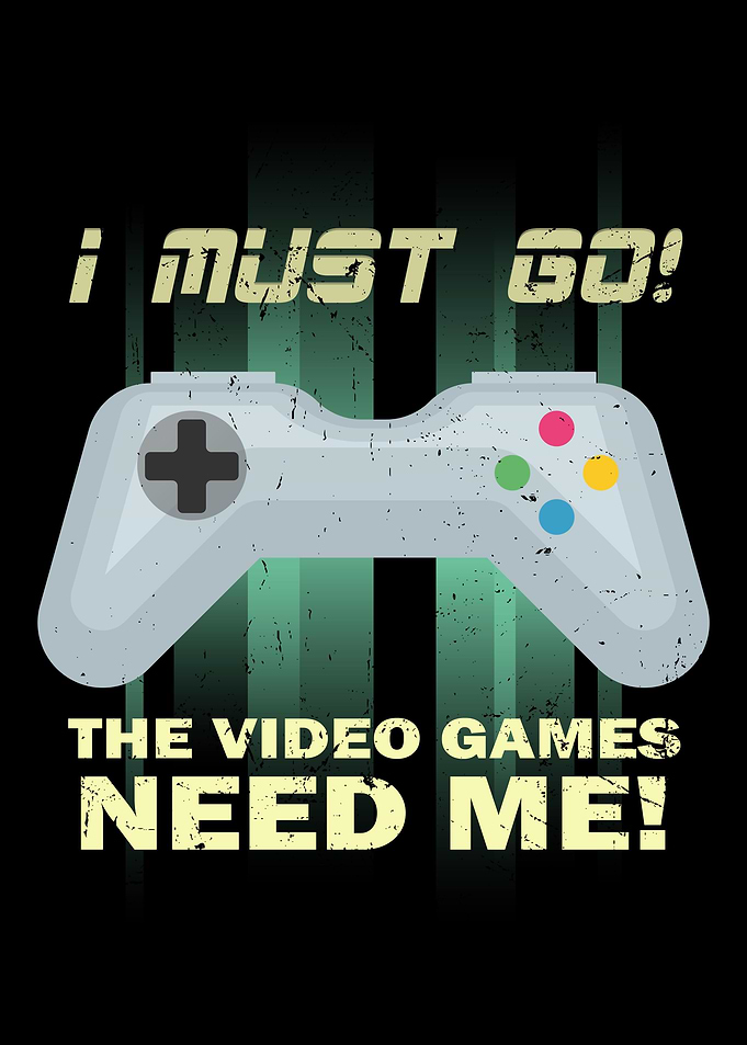 Vintage Video Game Player