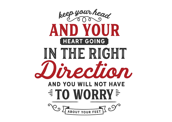your heart going
