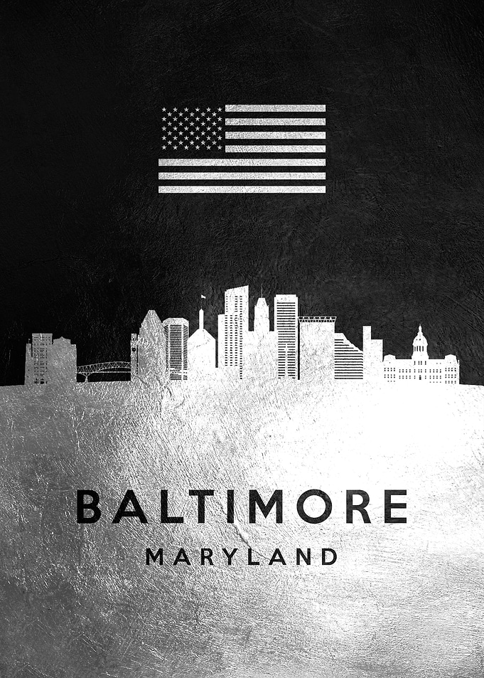Baltimore Maryland Skyline