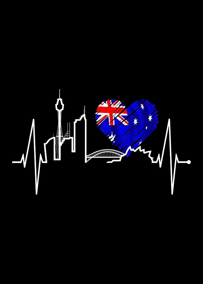 Sydney Skyline Heartbeat
