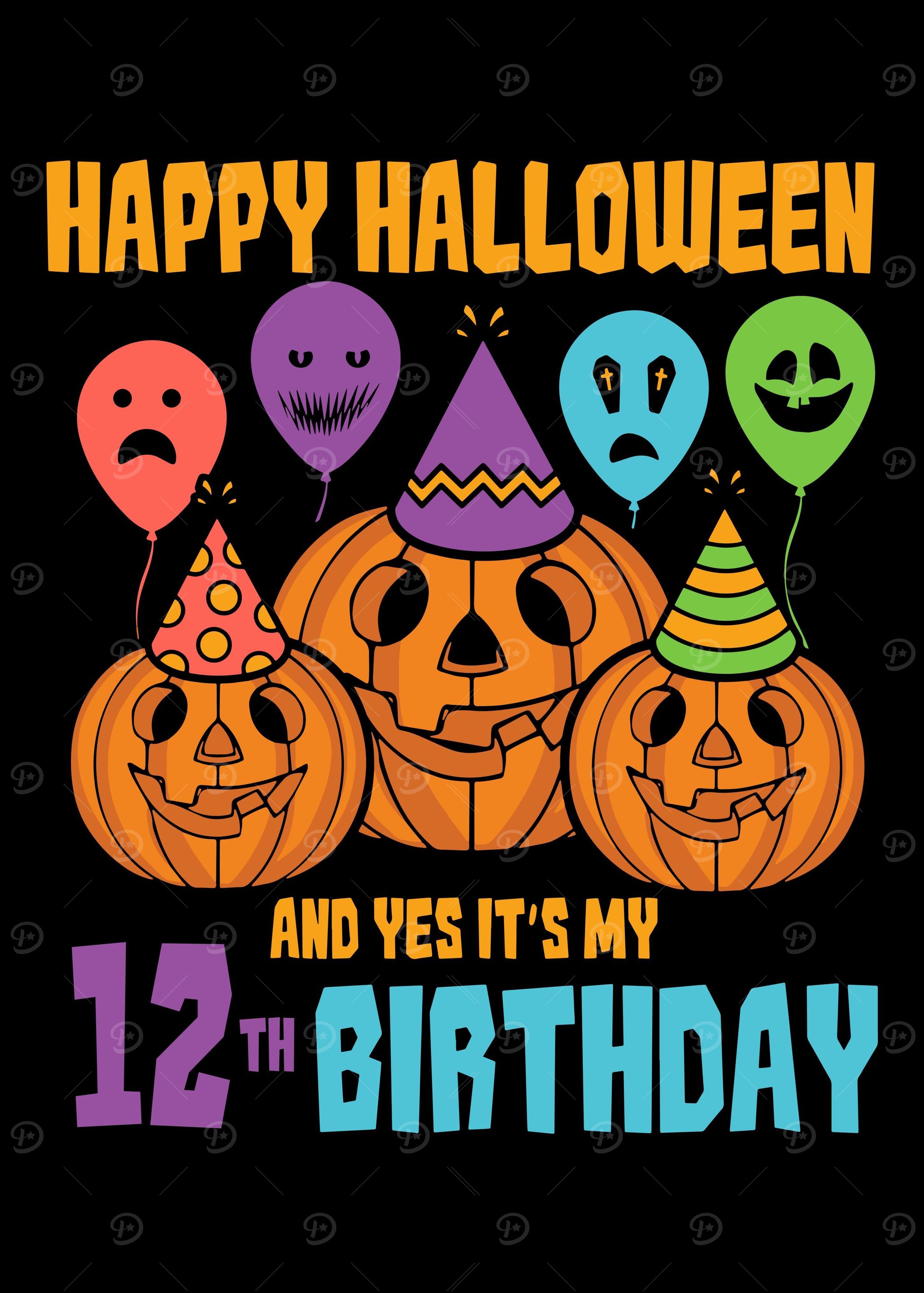 Halloween 12th Birthday