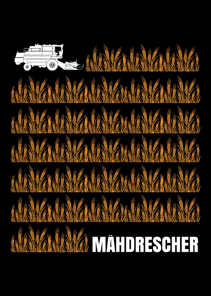 Combine Harvester Machine