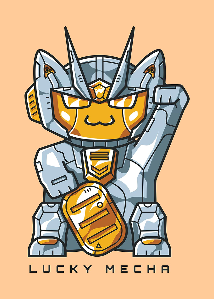 Lucky Mecha Maneki Neko
