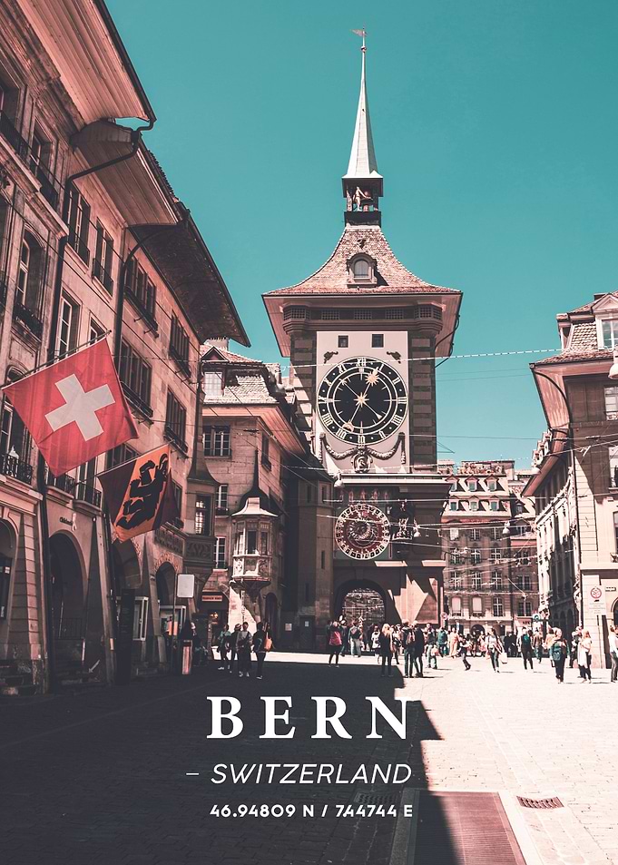 Bern Coordinates Art