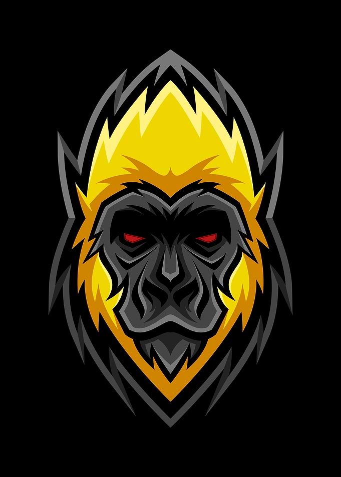 Gorilla head