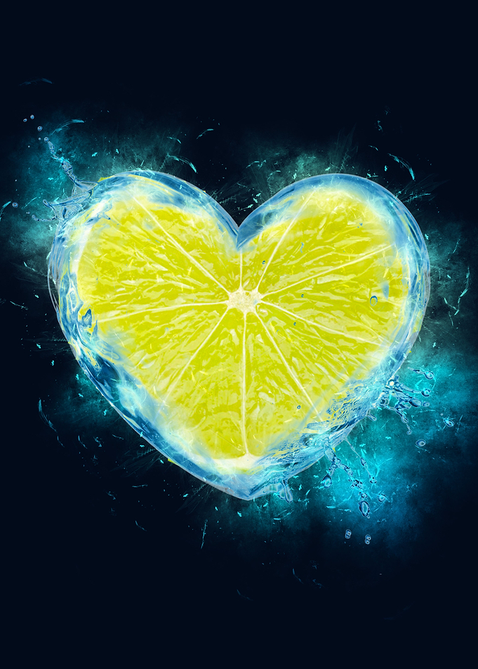 smoky lemon heart