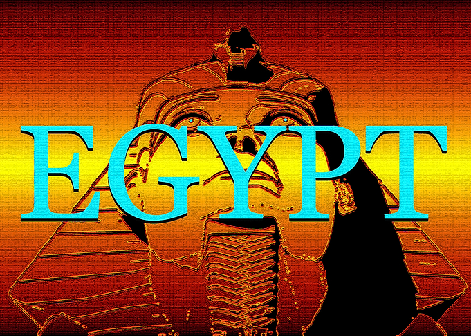 Egypt travel poster