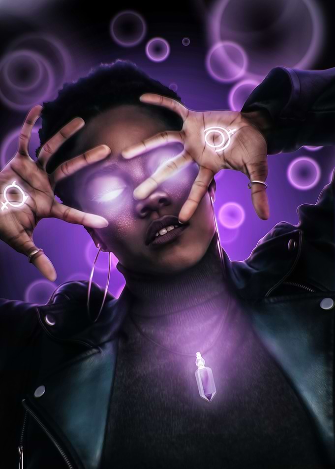 purple bubbles