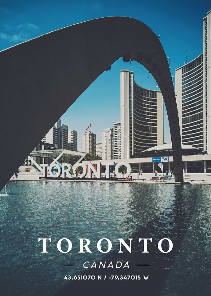 Toronto Coordinate Art 2