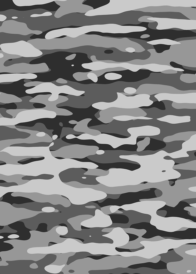 Grey Camouflage Pattern