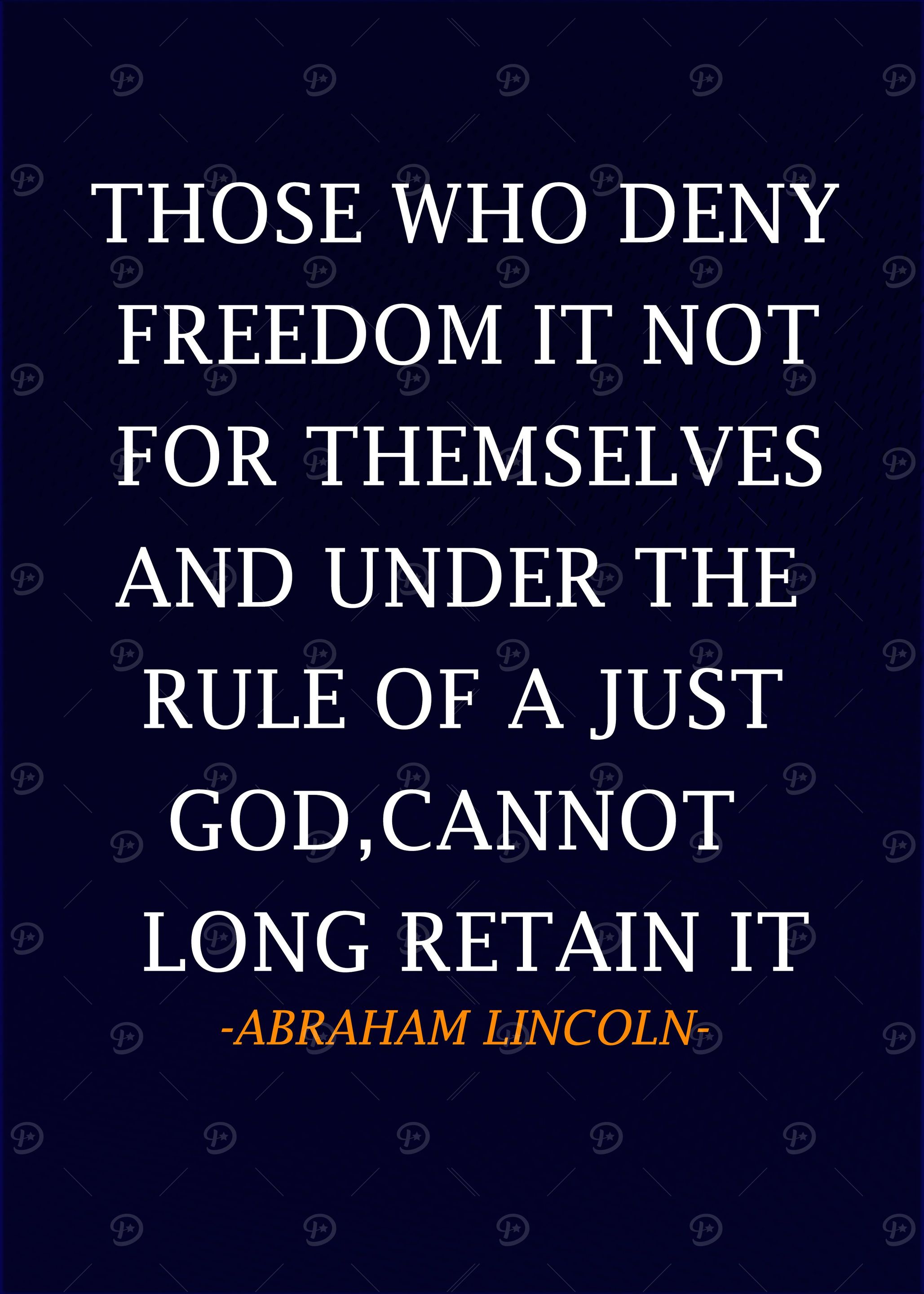 Abraham Lincoln Qoute