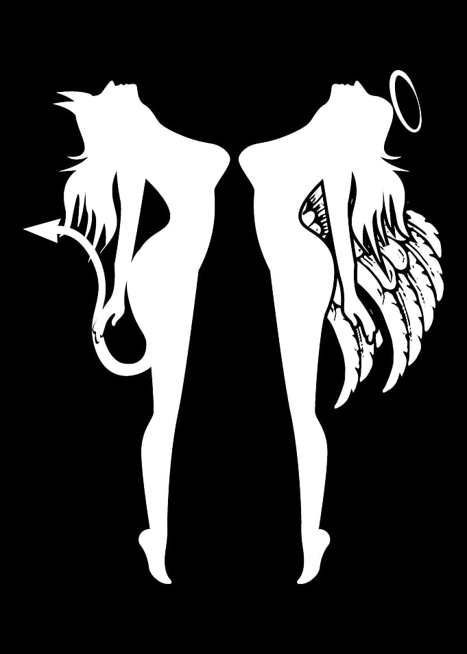 Angel Demon Fight Fantasy