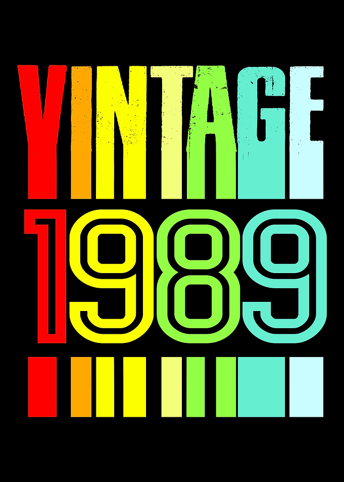 Birthday 1989 Vintage