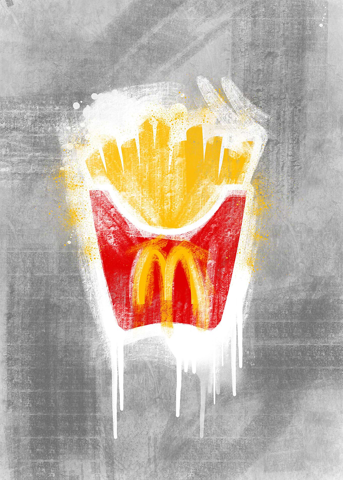 GRAFFITTI FRIES poster