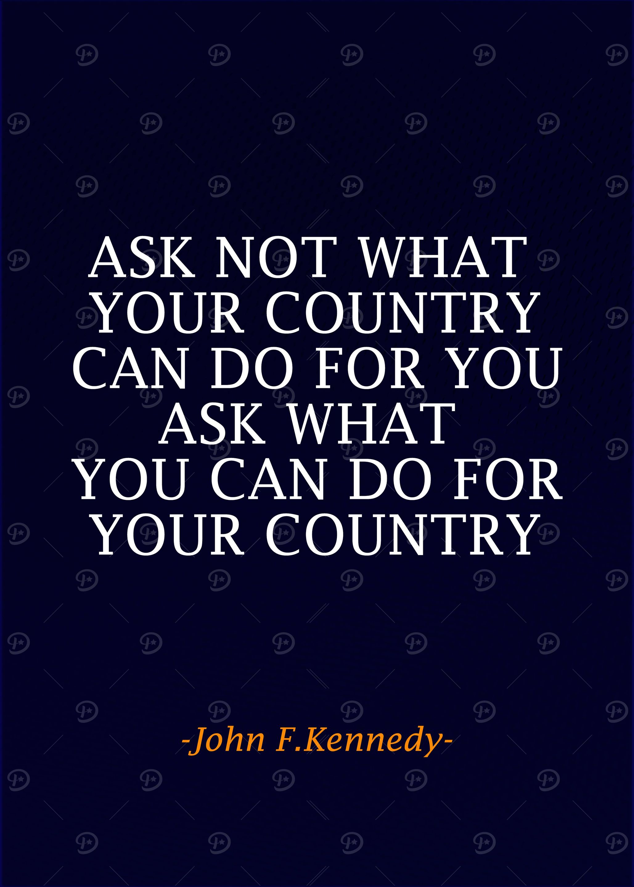 JFK Qoute
