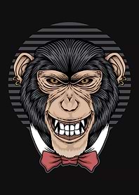 Chimpanzee illustration
