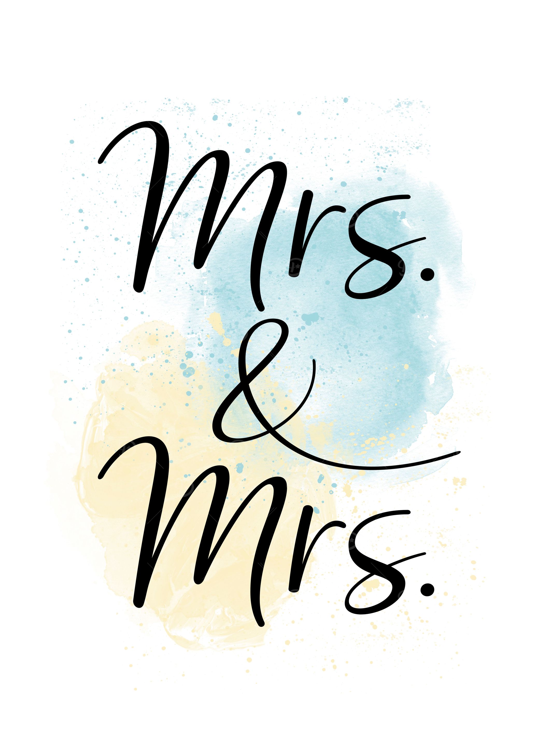 Mrs and Mrs