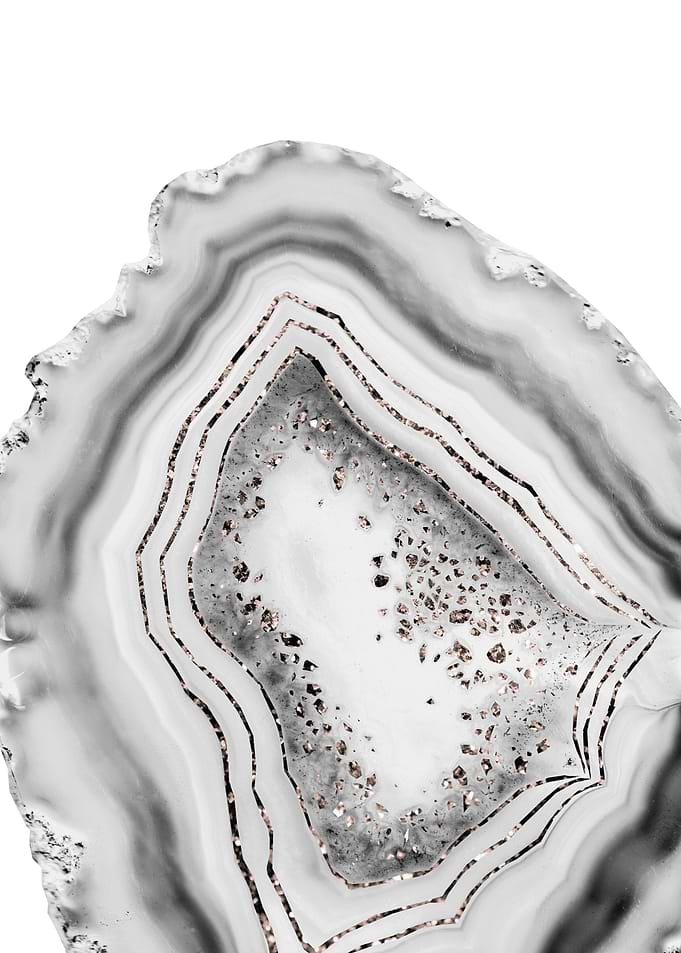 White Agate Rose Gold 2