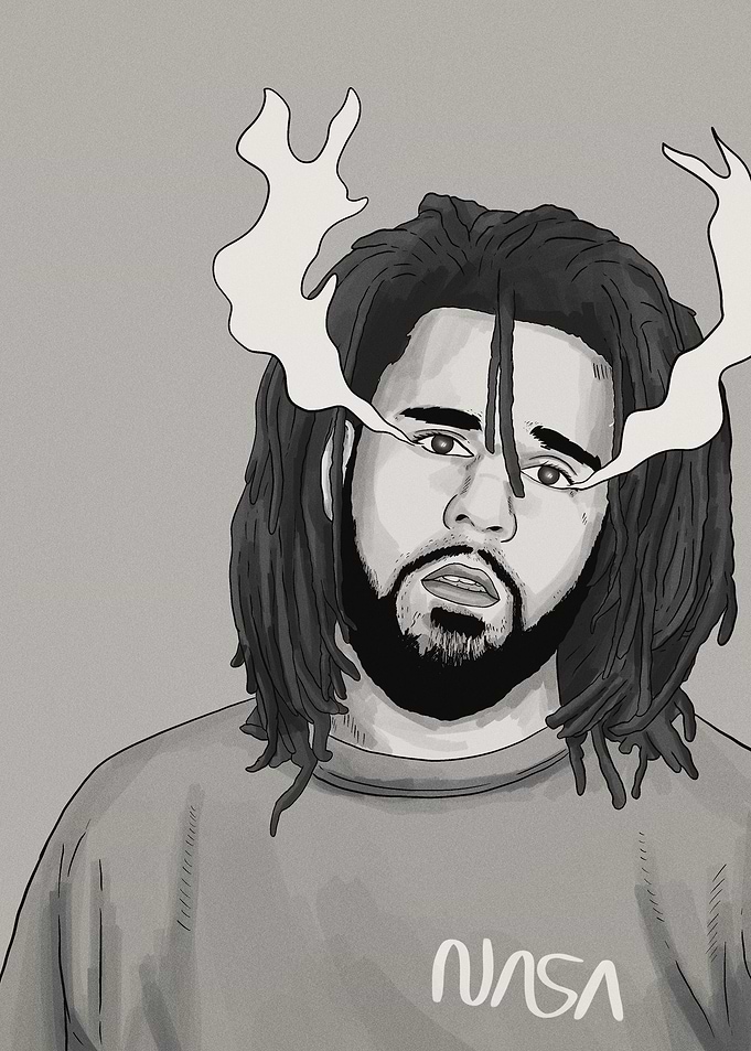 J Cole Jermaine Lamarr BnW
