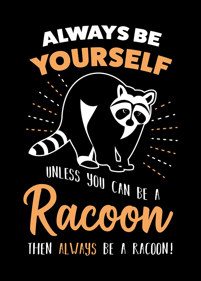 Funny Raccoon Trash Panda