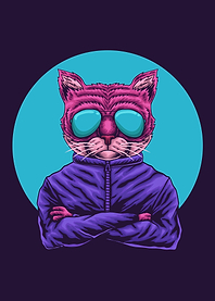 Cool Cat detailed art