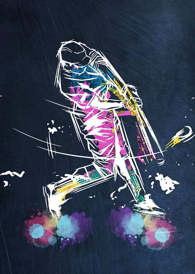 Baseball Watercolor