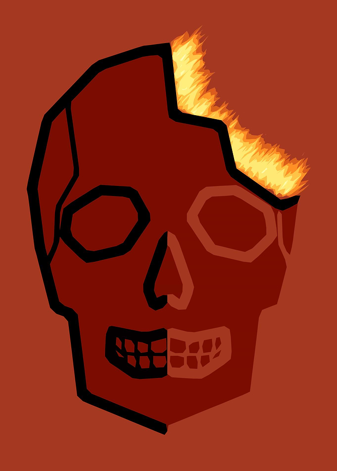 Fractured skull fire